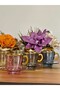 Aqua Cup Set 12 Pieces 6 People 6 Colors Gilded Tea Set, Coffee Set, Luxury Gift Dowry - 3