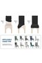 Quality Lycra Velvet Chair Cover Chair Cover Chair Protection 1 Piece - 2