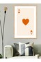 Orange Heart of the Lion One Piece Wooden Framed Painting - 4