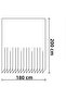 Gray Single Wing 1X180X200 Bathroom Shower Curtain 5033 Ring Shower Cabin Curtain with Gift - 4