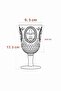Acrylic Blue 6-Piece Glass & Water Soft Drink Coffee Side Cup 450 ml (Not Glass) - 5