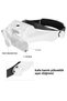Head magnifier with 3 led lights repairman magnifier with lights - 2