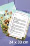 Watercolor Kids A4 Kindergarten Kindergarten Classroom Development Report Report Card Case (Container) 20 Pieces Report Card Ornament - 2