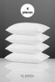 Washable Antiallergic Silicone Pillow - 4 Pieces