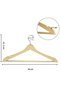 15 Pieces Wooden Look Hanger, Plastic Hanger, Clothes Hanger, Clothes Hanger, Hook Hanger - 2