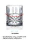 Whiskey Cocktail Glass Goblet 360 ​​Rotating Glass Cup Set of 2 300ml - 2