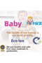 Baby Non-Reclining Baby Sitting Support Cushion Baby Seat Navy Blue Yellow - 4