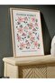 Flower Market Written One Piece Wooden Framed Painting - 3