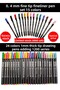 24 Colors 1 mm Thick Nib Drawing Pens Edding 1200 Series 0.4 mm Fine Nib Fineliner Pen Set 15 Colors