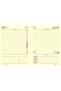 2026 419-Sek Eko Plastic Spiral Bound Hard Cover 20X28 Daily Cream Agenda - 2