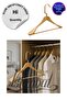 10 Pcs Household Solid Wood 44 cm Gold Hook Coat Hanger Suit Hanger Clothes Hanger