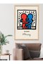 Keith Haring Best Buddies One Piece Wooden Framed Painting