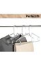 18 Pieces of Crystal Plastic Hangers, Clothes Hangers, Transparent Hangers, Children's Hangers, Shirt Hangers - 5