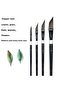 Paint Watercolor Angled Brush Set, Ceramics, Gilding, Miniature, Flower Painting 4 Pcs-Set