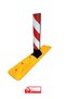 12266 Sheet Strip Arrangement Button |   Traffic Button with Reflector and Sheet Attachment - 2