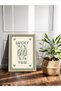 Green'Lucky You' Card, One Piece Wooden Framed Painting - 2