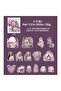 E3-30 Pieces Bohemian Life Pet Sticker - Color: Purple - 2