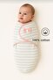 100% Cotton Swaddle for 0-4 Months Baby, Sleeping Bag, Velcro, Soft Combed Cotton Fabric, Breathable Fabric