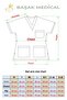 Lycra Cotton Scrubs Yarasakol Doctor Nurse Uniform Set Murdum - 5
