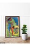 Colorful Figure Dancing Illustration One Piece Black Wooden Framed Painting - 2