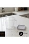 2 Pieces Crystal Square Food and Food Storage Box 1.6 Lt - 3