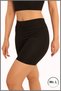 Women's Black High Waist Lycra Shaping Sports Shorts / Short Leggings Boxer – Comfortable and Stretchy