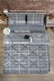 Double Double Sided Luxury Welsoft Elite Quilt Soft Fleece Quilt and Pillowcase Sapphire Gray - 2