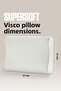 Double-Sided Visco Neck Support Pillow - Orthopedic Anti Stress Super Soft [2 Pieces] (Medium Soft) - 6
