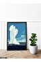 Storm and Steam One Piece Black Wooden Framed Painting - 2