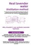 Lavender Water 100% Pure and Natural Tonic with Revitalizing and Nourishing Effect Lavender Hydrosol 100 ml - 5
