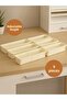 Set of 6 Adjustable Length Multi-Purpose Drawer Organizer Cutlery and Knife Holder Set Medium Size