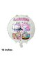 9 Year Old Labubu Balloon Themed Birthday Set Pink Number Flying Balloon Macaron Pink White Balloon - 3