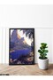 Sunset under the Palm Trees One Piece Black Wooden Framed Painting - 2