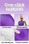 65 cm Pilates Ball and Pump Set |   Suitable for Height 155-170 cm Durable Anti-Slip Purple - 3