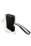 Black Women's Sanitary Pad Storage Bag Slots - Mini Organizer Case - 10X14X3 cm - 6