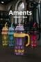 Ice Cream Water Bottle with Straw and Strainer Detox Water Bottle Pp+Pc and Bpa Free Coffee Color - 3