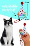 Cat Party Box Set of 4 |   Party Hat, Plush Cake, Plush Gift Box and Treat Food - 5
