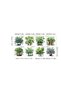 8-Pack of Stickers with Flower Design in Pots (784) - 5