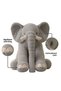 My Sleeping and Playmate - Jumbo 90 cm Plush Elephant – Baby and Children's Toy - 6