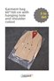 Evening Dress Wedding Dress Cover Bag 60*160 cm with Hanger Hole Shouldered 5 Pcs Clothing Protection Pouch Case Nylon - 7