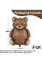 Cute Retro Teddy Bear Balloon Set Bear Themed 1St Birthday Balloon Set Happy Birthday Banner - 2