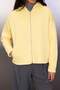 Açık Sarı Kalın İçi Polarlı Kapüşonlu Fermuarlı Oversize/Geniş Kesim Örme Sweatshirt TWOAW26SW00111 - 3