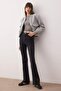 Antrasit Yüksek Bel Comfort/Esnek Flare Jeans TWOAW25JE00096 - 6