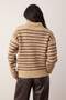 Wardrobe Essentials Camel*001 Yünlü Basic Geniş Kalıp Özel İplikli Triko Kazak | TWOAW26KZ00072 - 4