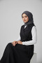 Linen Vest Skirt Suit - 3