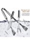 9-Piece Stainless Steel BBQ Accessories Set with Storage Bag Black - 3