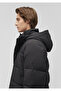 Hooded Black Long Puffer Coat 0110477 -900 - 6