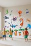 Funny Animals Custom Design Pastel Color Wall Sticker Set - 4