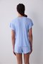 Chole Blue Şortlu Pijama Takımı - 3