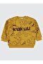 Kukuli Empirme Kukuli Printed 2-5 Years Old Sweatshirt - Mustard 5-6 Years Old